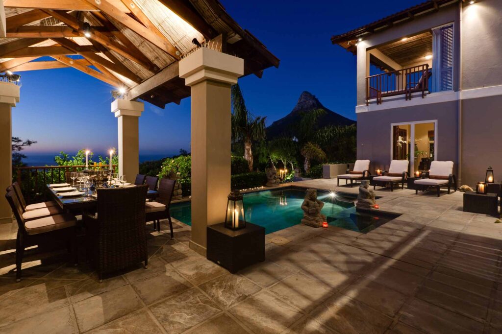 The Cape Bali luxury villa Camps Bay Cape Town infinity pool